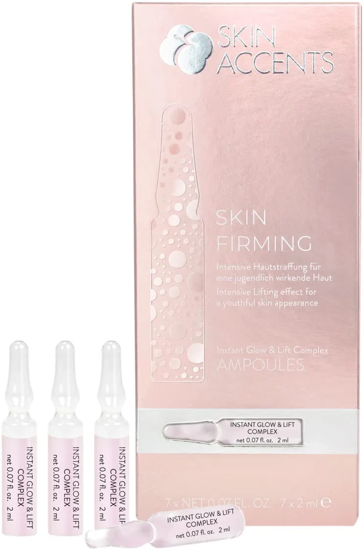 Сыворотка Inspira: Cosmetics — Ампулы Skin Accents Skin Firming Instant Glow & Lift Complex для упругости кожи, 14 мл