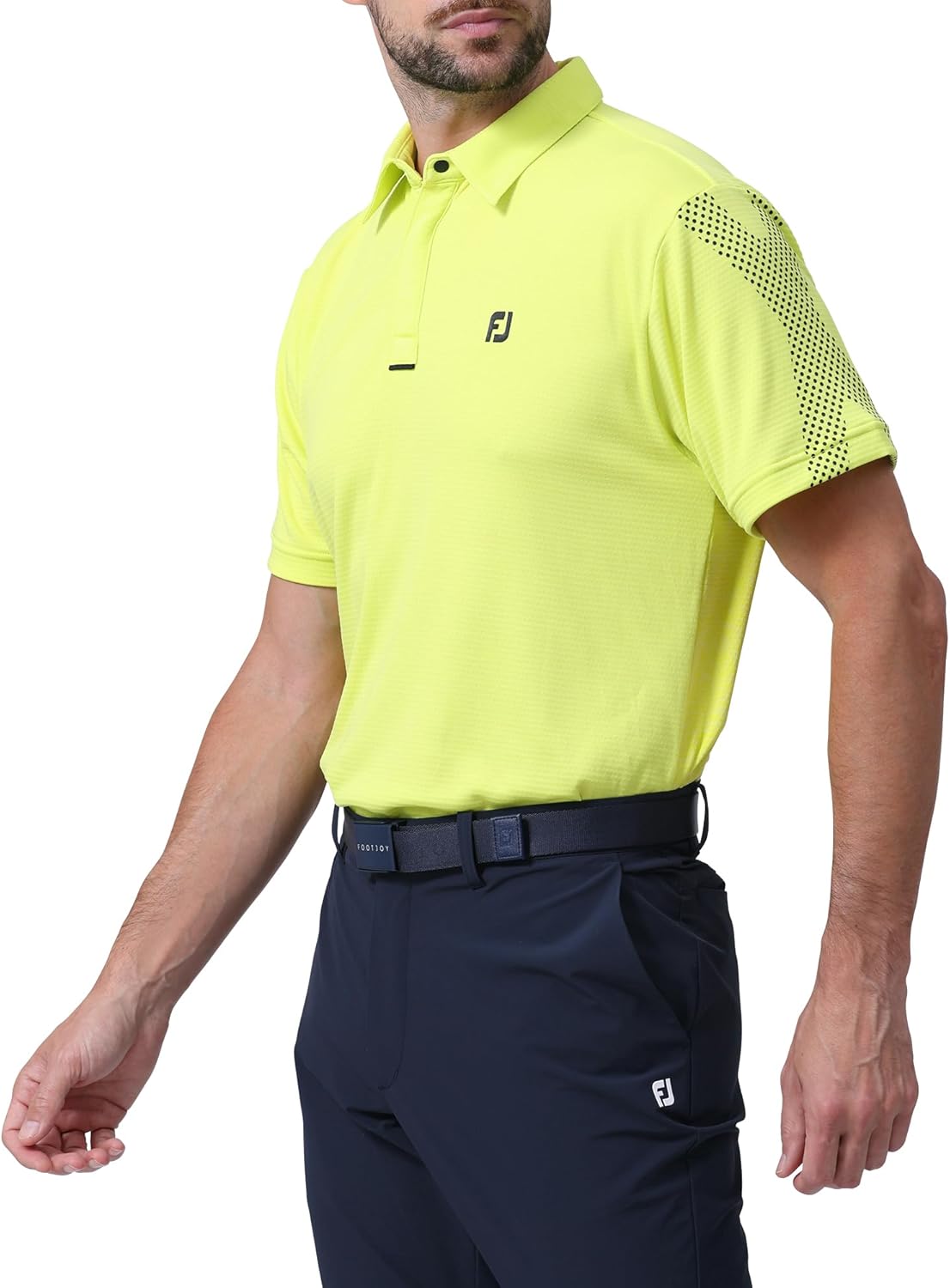 

Мужская футболка FootJoy Dry Througlight с коротким рукавом и принтом X-Print