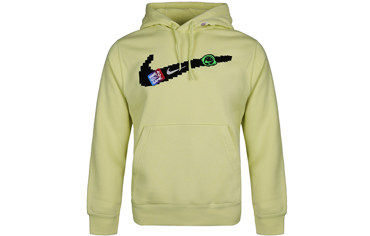 

Оранжево-голубая толстовка Nike мужская