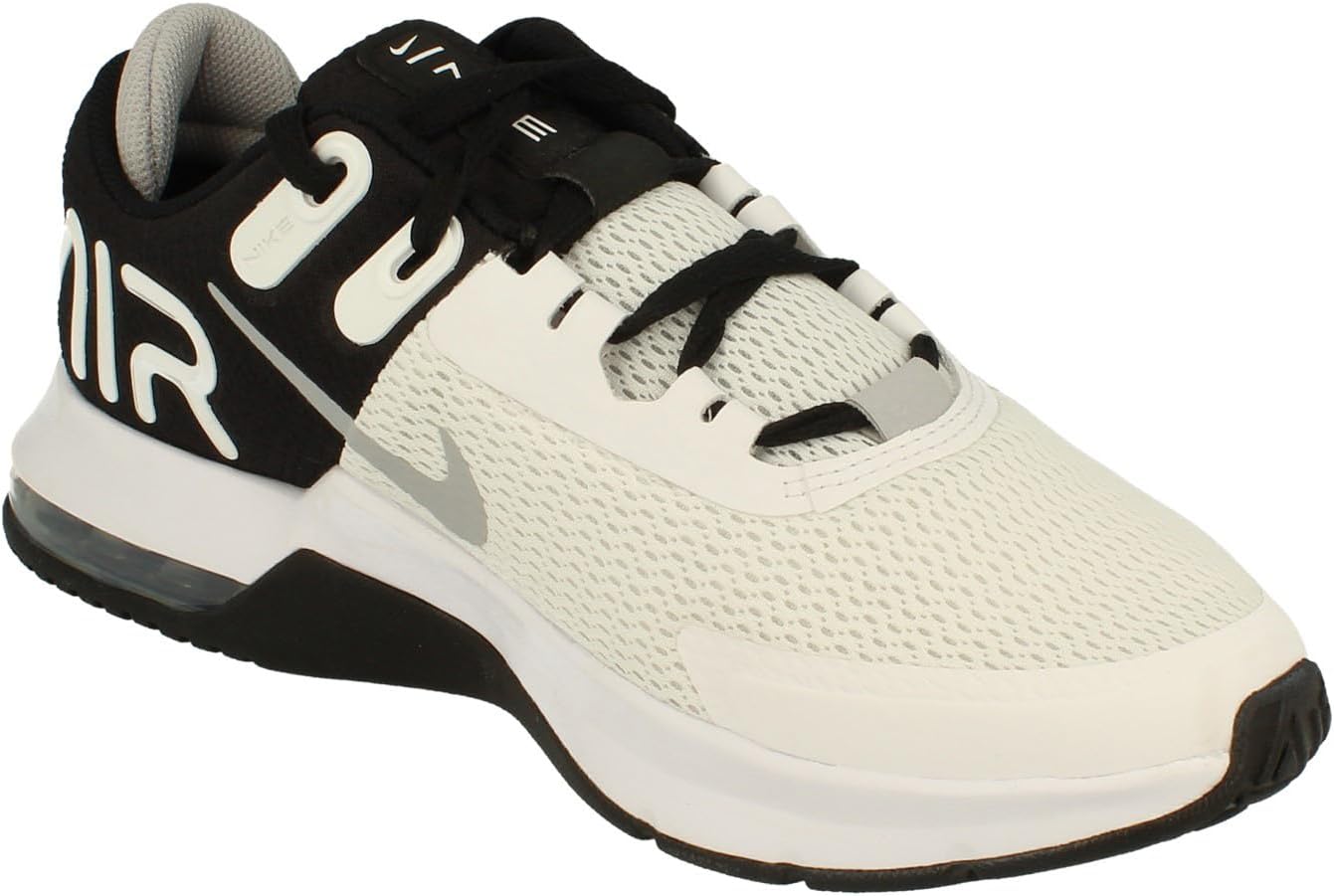 Мужские кроссовки для гимнастики Nike Air Max Alpha Trainer 4, белый/черный/серый — фото 4