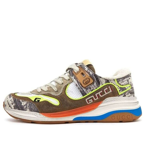 Кроссовки ultrapace 'rock tejus printed' Gucci, коричневый
