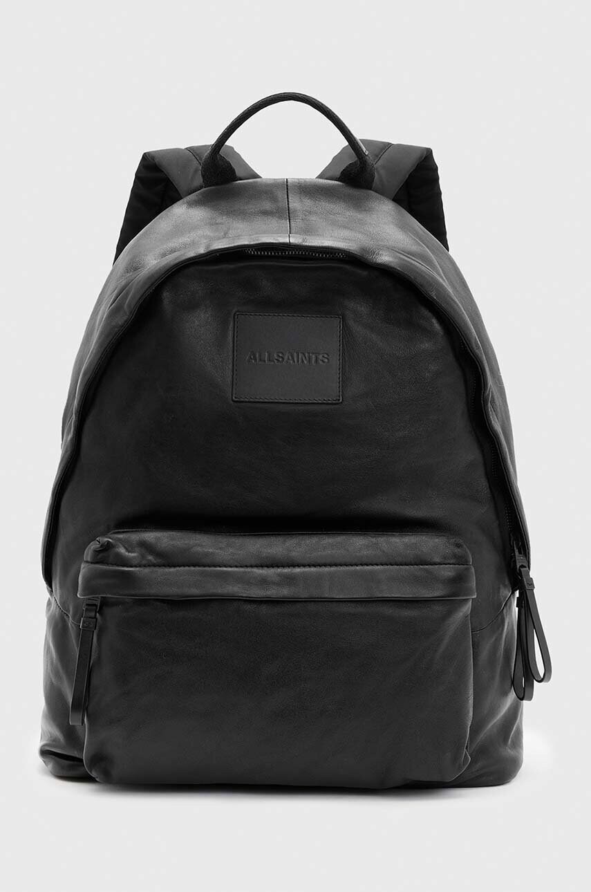 

Кожаный рюкзак AllSaints РЮКЗАК CARABINER, черный