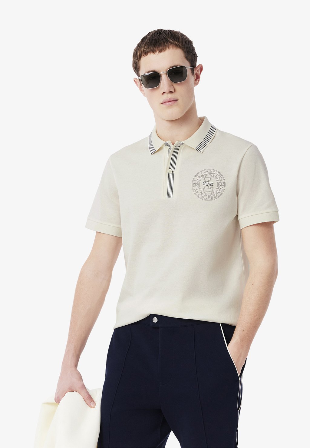 

Рубашка поло Lacoste, белый