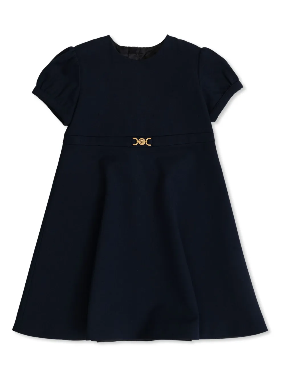 

Платье с декором Medusa Versace Kids, синий