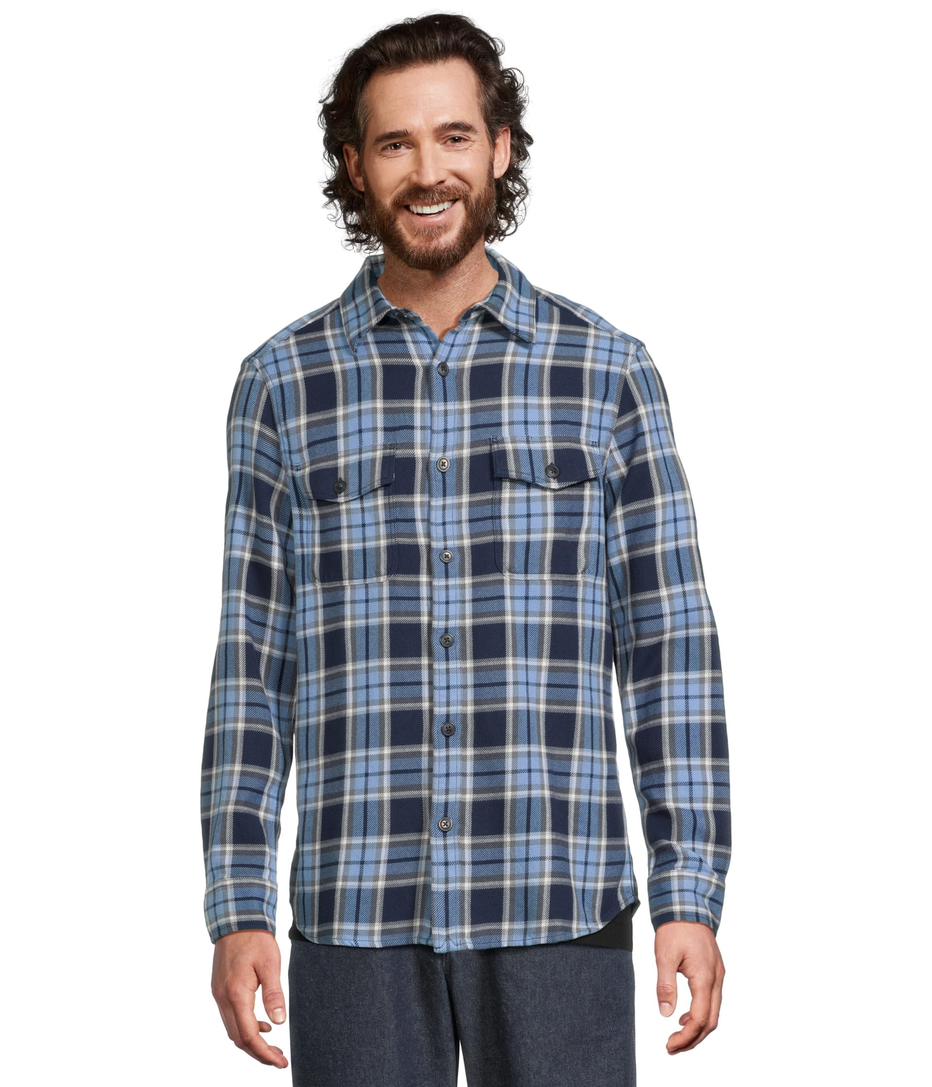 

Рубашка Vineyard Vines Midweight Twill Utility Shirt, цвет Coastline