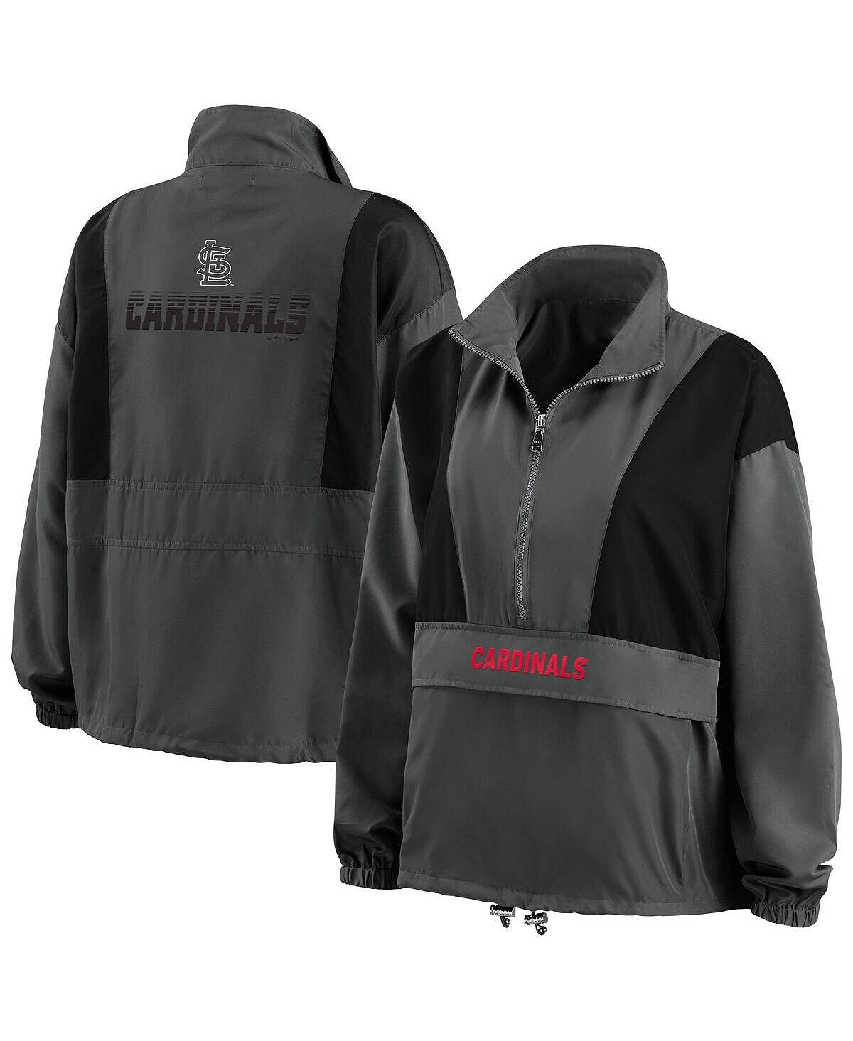 

Женская темно-серая складная куртка с молнией до половины St. Louis Cardinals WEAR by Erin Andrews, Серый, Женская темно-серая складная куртка с молнией до половины St. Louis Cardinals WEAR by Erin Andrews