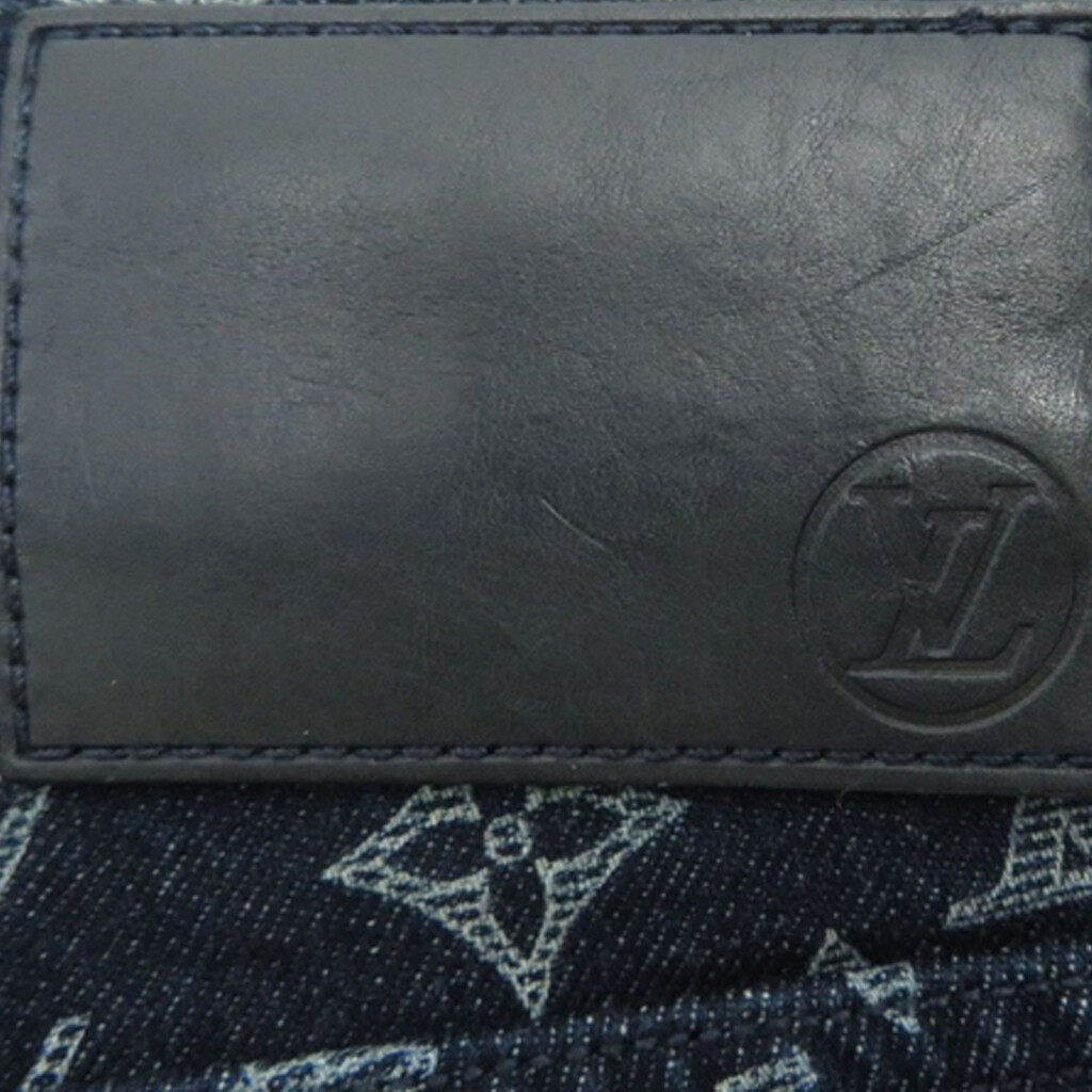Новые квартальные продукты LV Jeans Men Blue Louis Vuitton, синий — фото 3