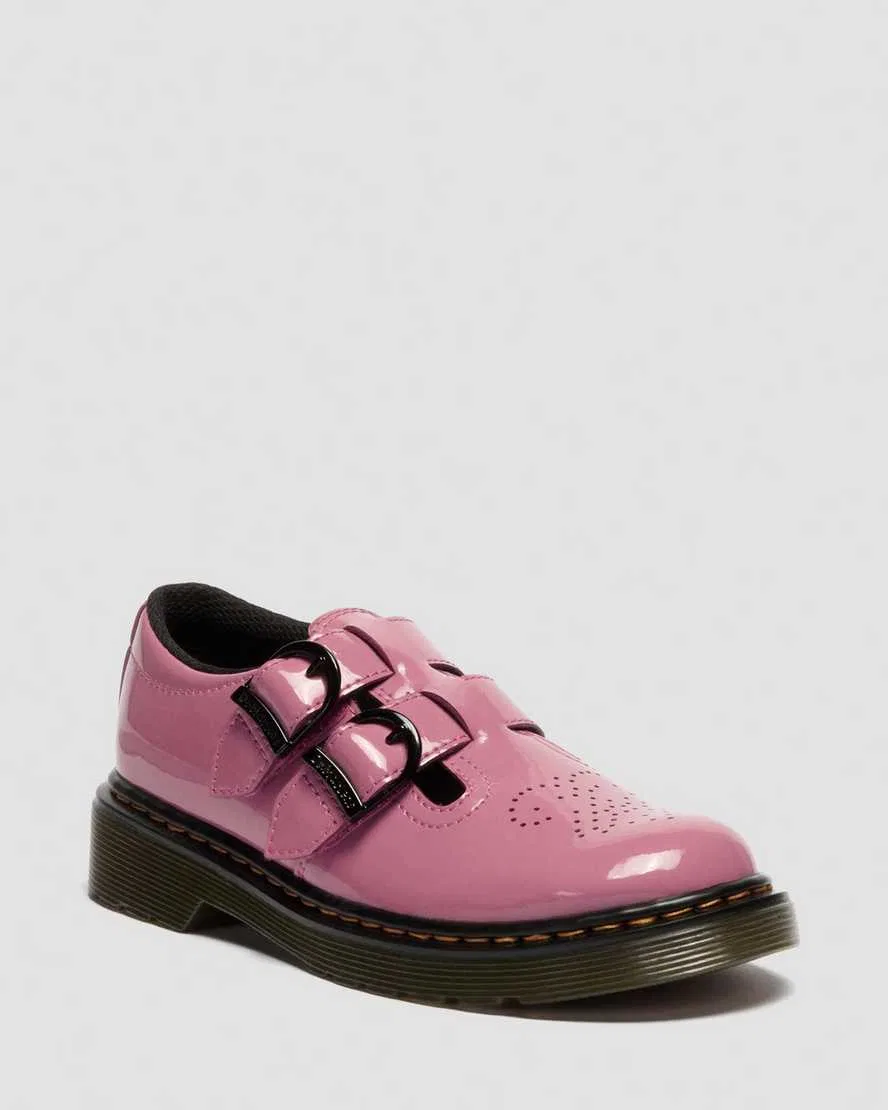 Лакированные туфли-лампы Junior 8065 Mary Jane Dr Martens, розовый