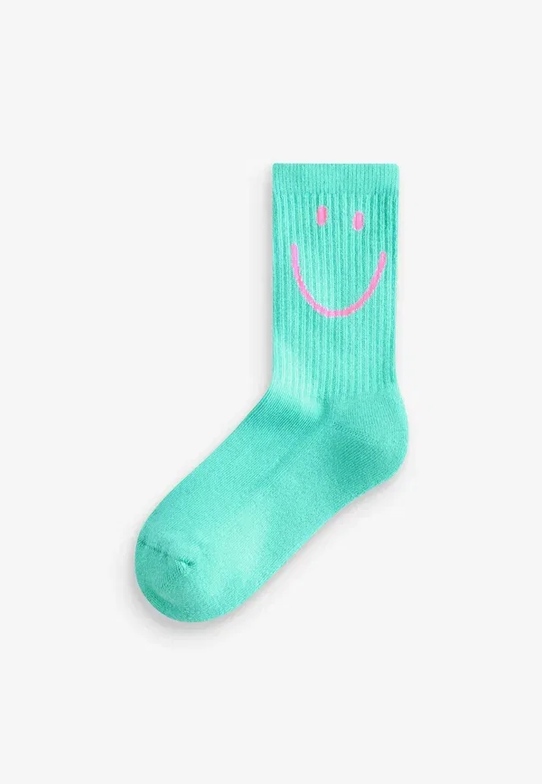 Носки 3 пары Next, pink purple and teal blue character, розовый, фиолетовый и бирюзовый с рисунком — фото 4