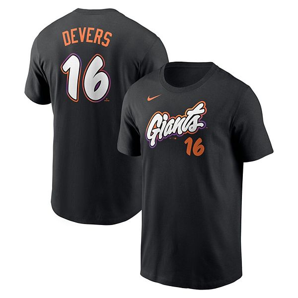 

Футболка мужская Rafael Devers черная San Francisco Giants 2025 City Connect Fuse Name & Number Nike
