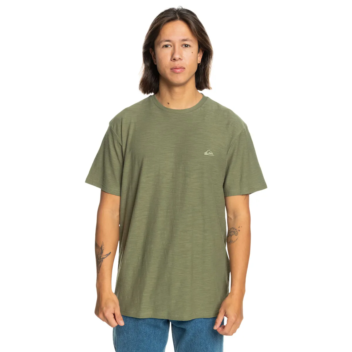 

Мужская футболка Slub Quiksilver, зеленый