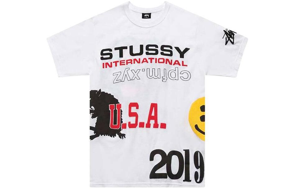 

Футболка мужская белая Stussy, белый