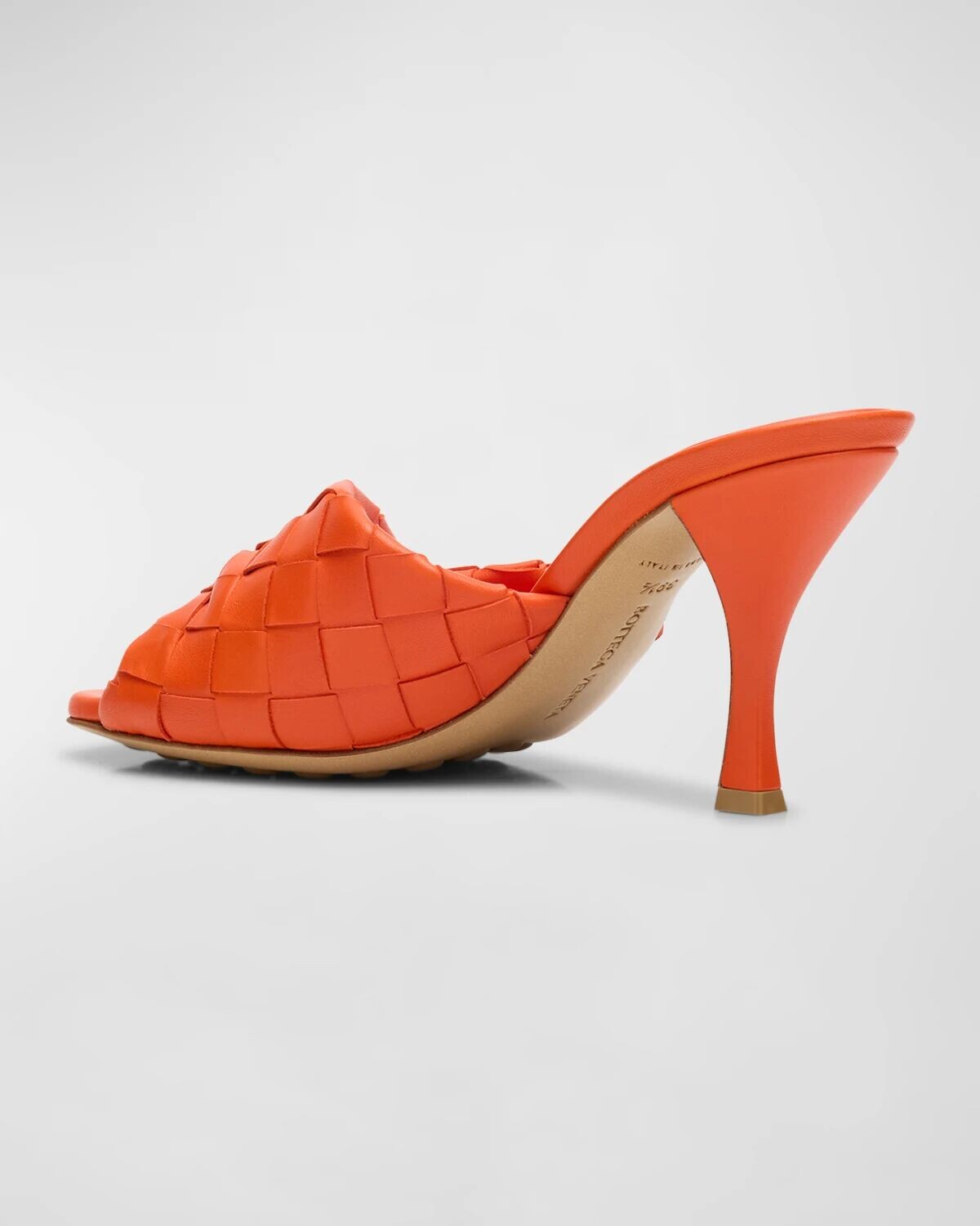 Мюли Blink Bottega Veneta, цвет New Orange — фото 3