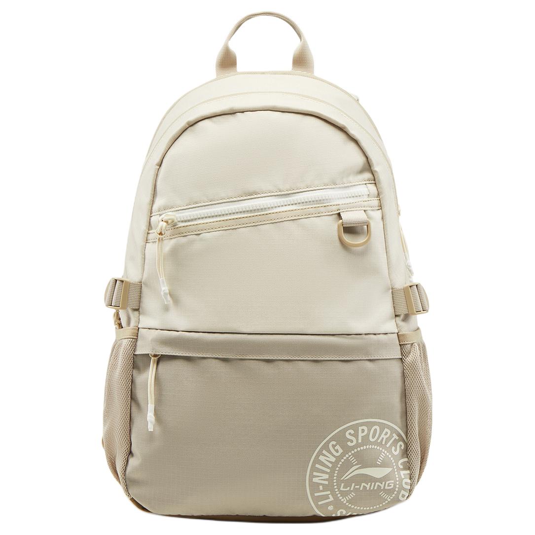 

LINING Спортивный рюкзак из полиэстера унисекс, Xuan Paper White & Khaki