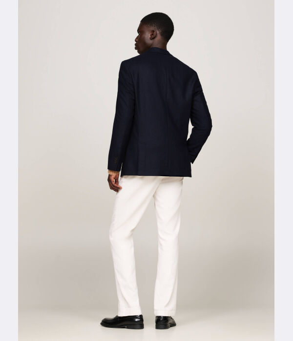 Пиджак шерстяной Tommy Hilfiger Slim Fit, синий — фото 3
