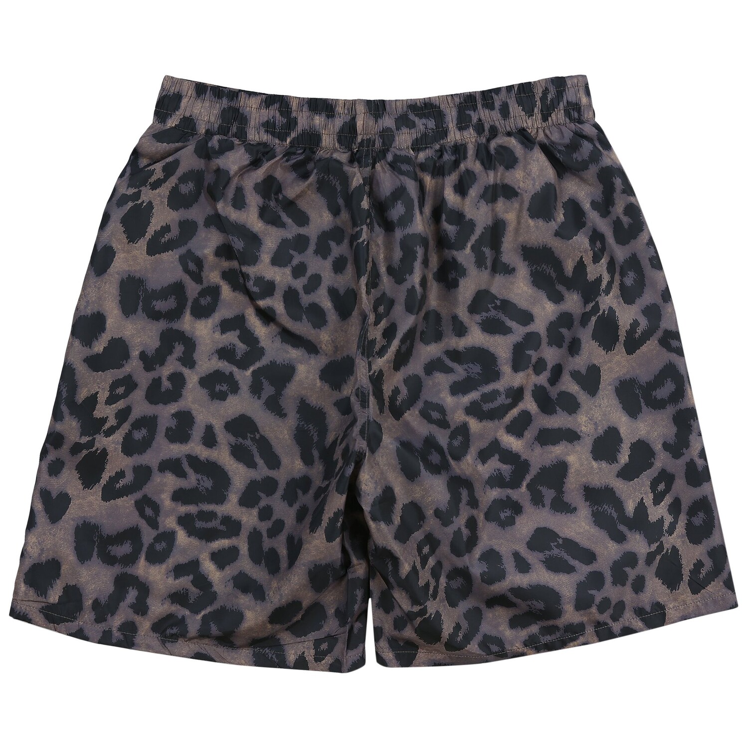 

Беговые шорты Pleasures Leopard, коричневые