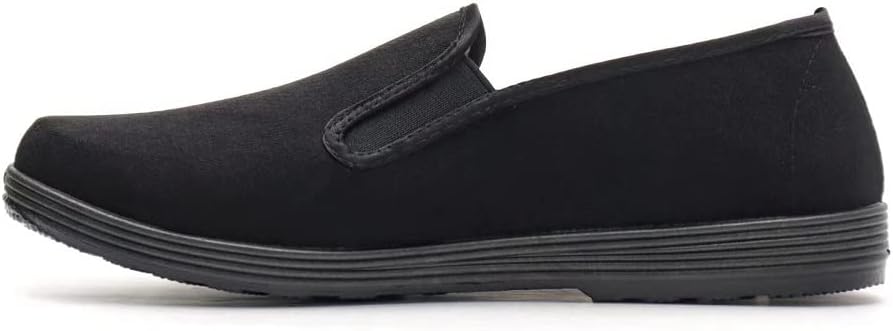 

Обувь для кунг-фу/боевых искусств/тай-чи, резиновая подошва, унисекс, из парусины Aijiatu, черный