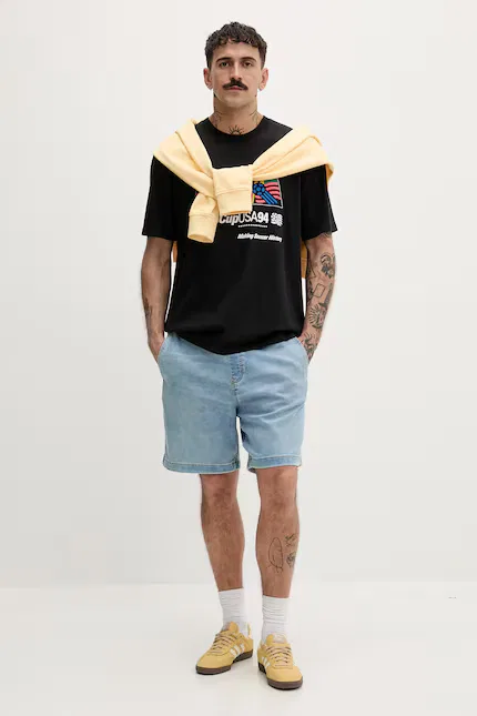 Футболка с принтом T-shirt Adidas Originals, черный — фото 2