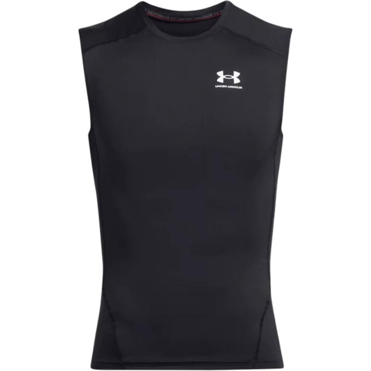 

Футболка HeatGear мужская черная / белая Under Armour, черный/белый