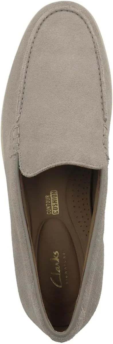 Мокасины мужские Clarks серый — фото 2