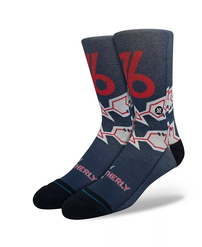 

Мужские и женские носки Crew Philadelphia 76ers 2023/24 City Edition Stance