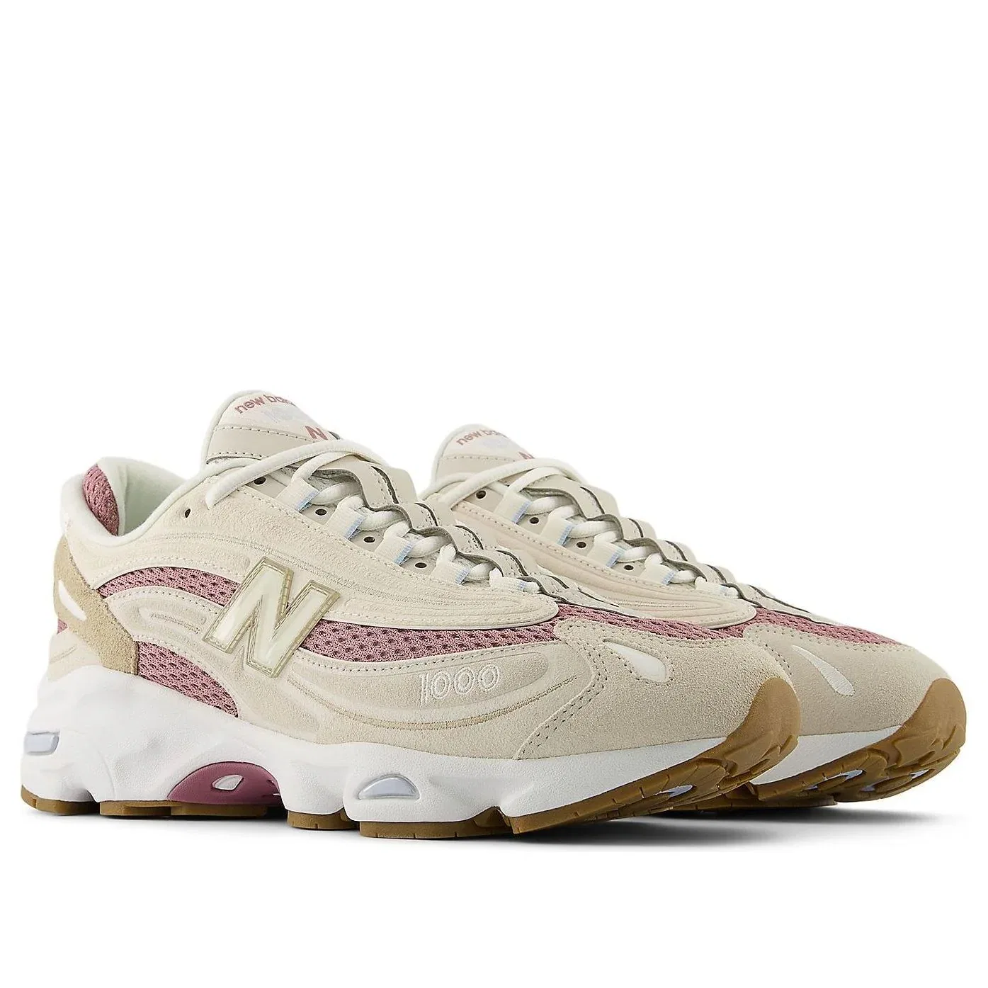 Кроссовки New Balance 1000 'Timberwolf Rosewood' U10004IG, бежевый — фото 4