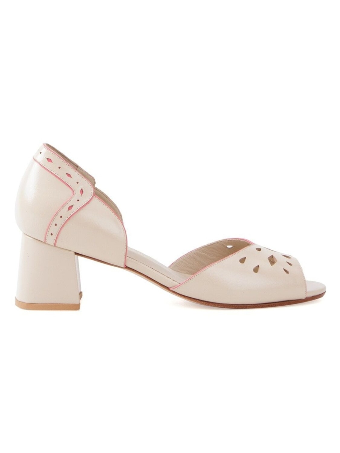 

Sarah Chofakian chunky heel pumps, нейтральный цвет