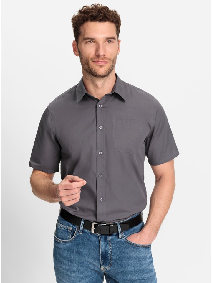 

Рубашка с короткими рукавами антрацитового цвета WITT WEIDEN