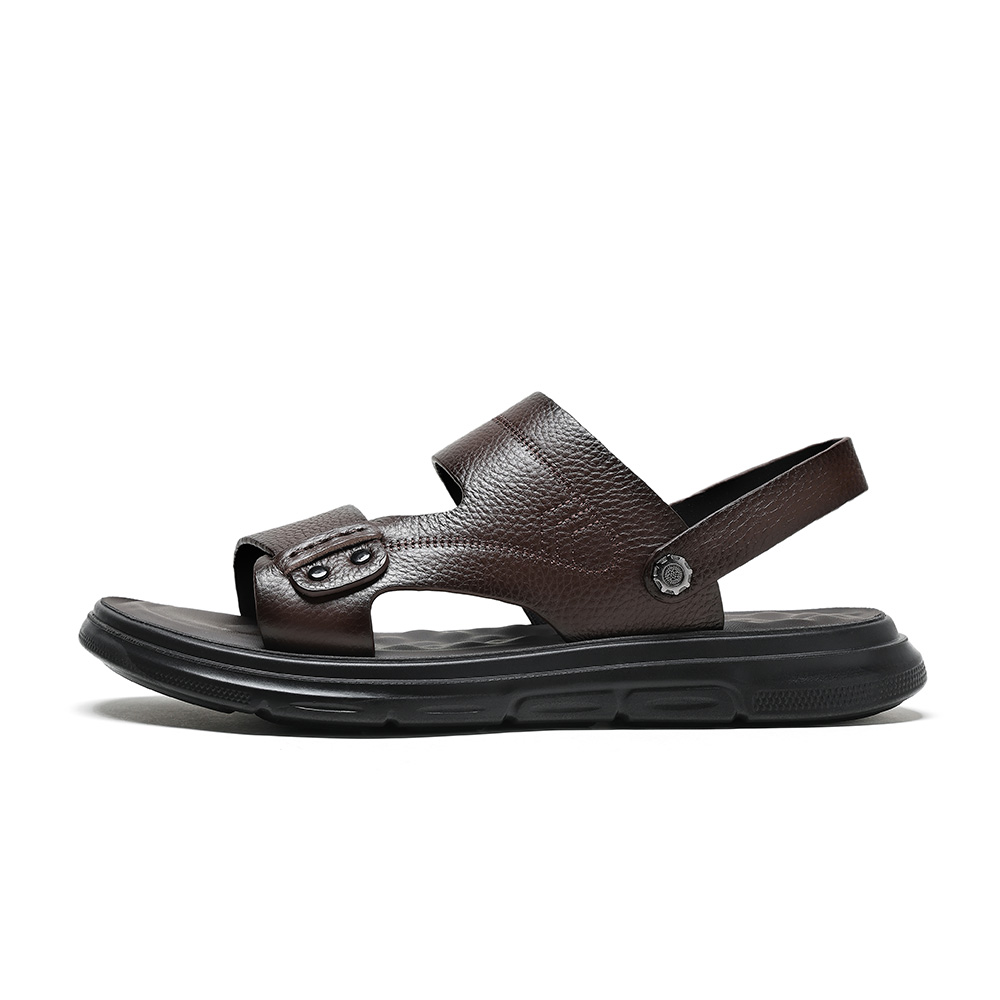 

Пляжные шлепанцы мужские Wolves • Family QUNLANGSHIJIA, коричневый