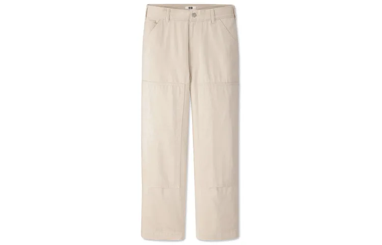 UNIQLO Брюки U Collection мужские бежевые