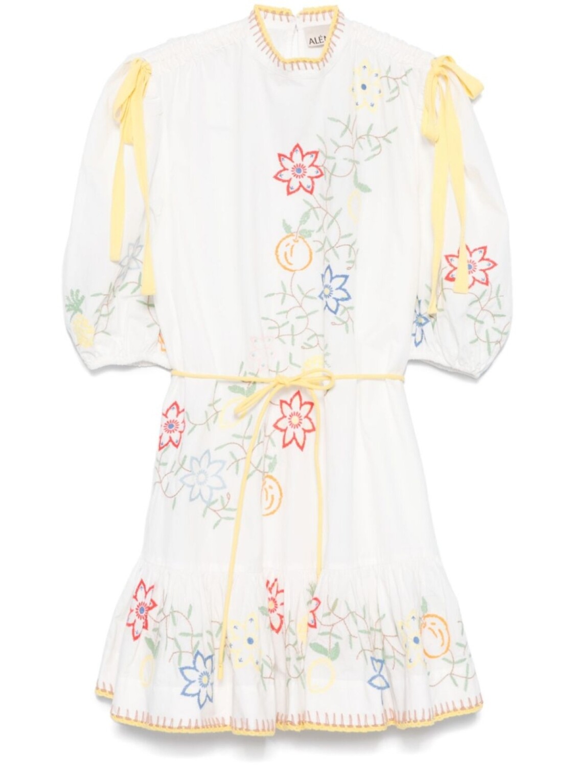 

ALEMAIS платье мини Olivia, белый