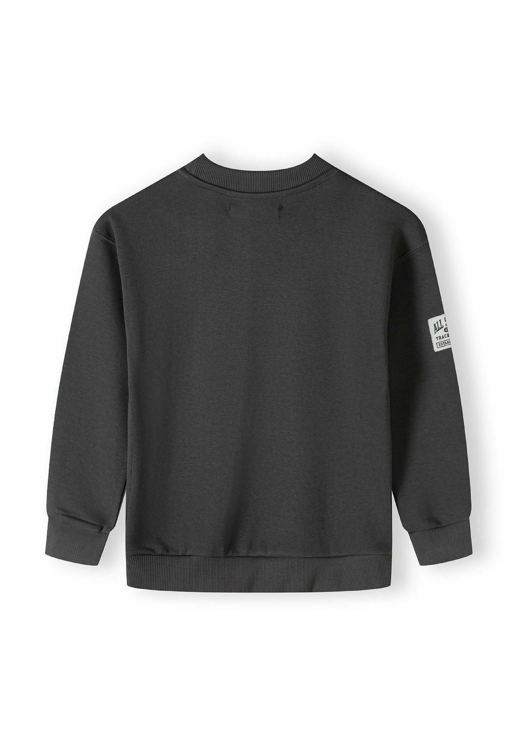 Толстовка RIBBED CREW NECK MINOTI, цвет Gunmetal — фото 2