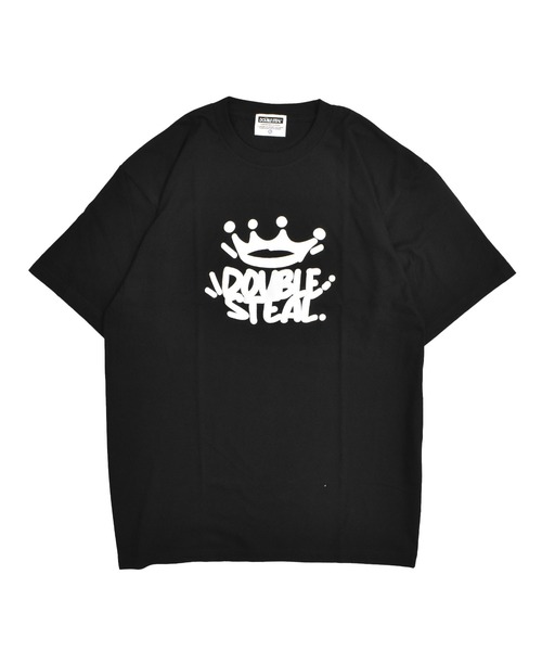

DOUBLE STEAL Футболка, крой оверсайз, бренд Pop Crown, цвет черный