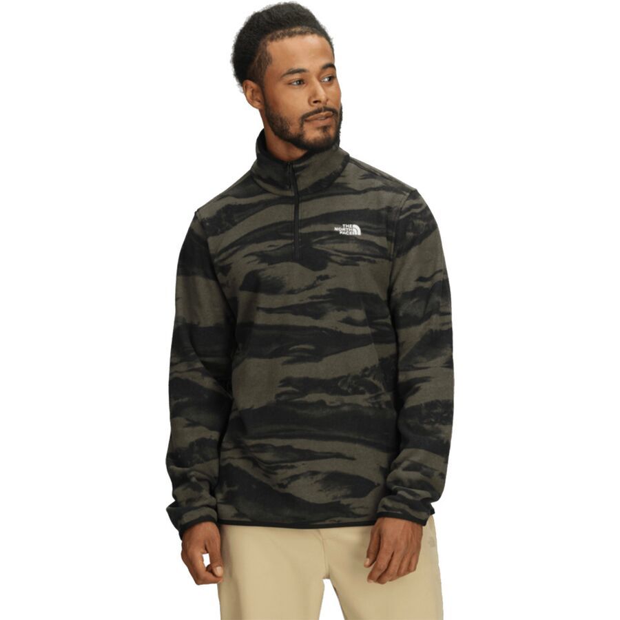

Куртка The North Face Glacier Fleece 1/4-Zip Print The North Face, New Taupe Green Edge Of Light Print