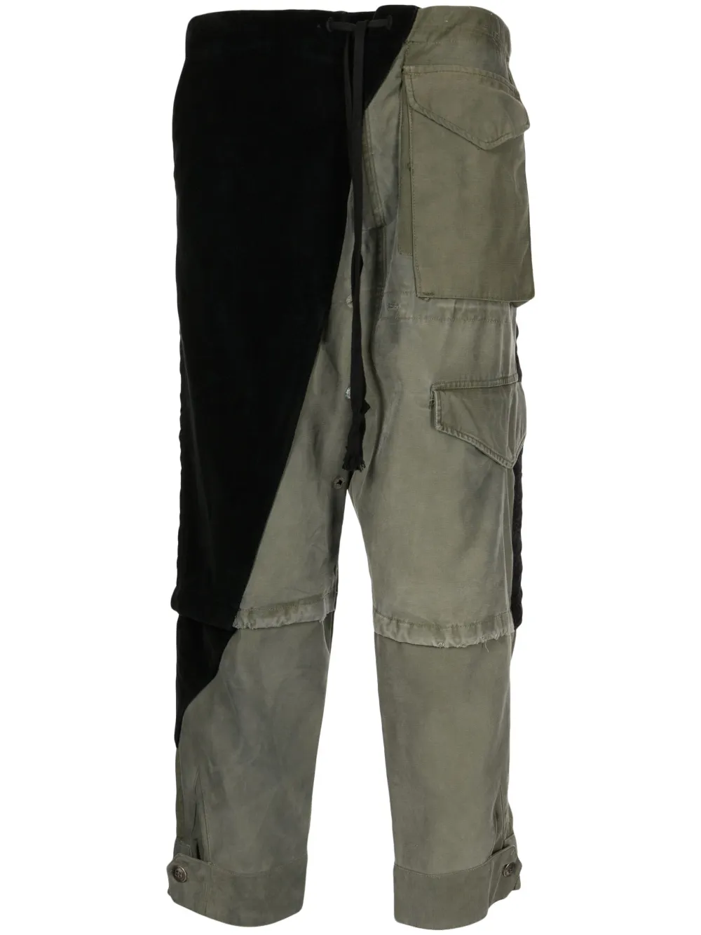 

Бархатные брюки Army Jacket Tux Greg Lauren, черный