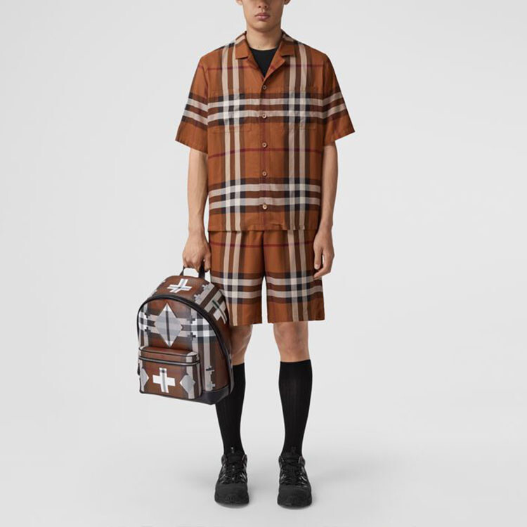 Шорты Burberry мужские повседневные, коричневый — фото 2