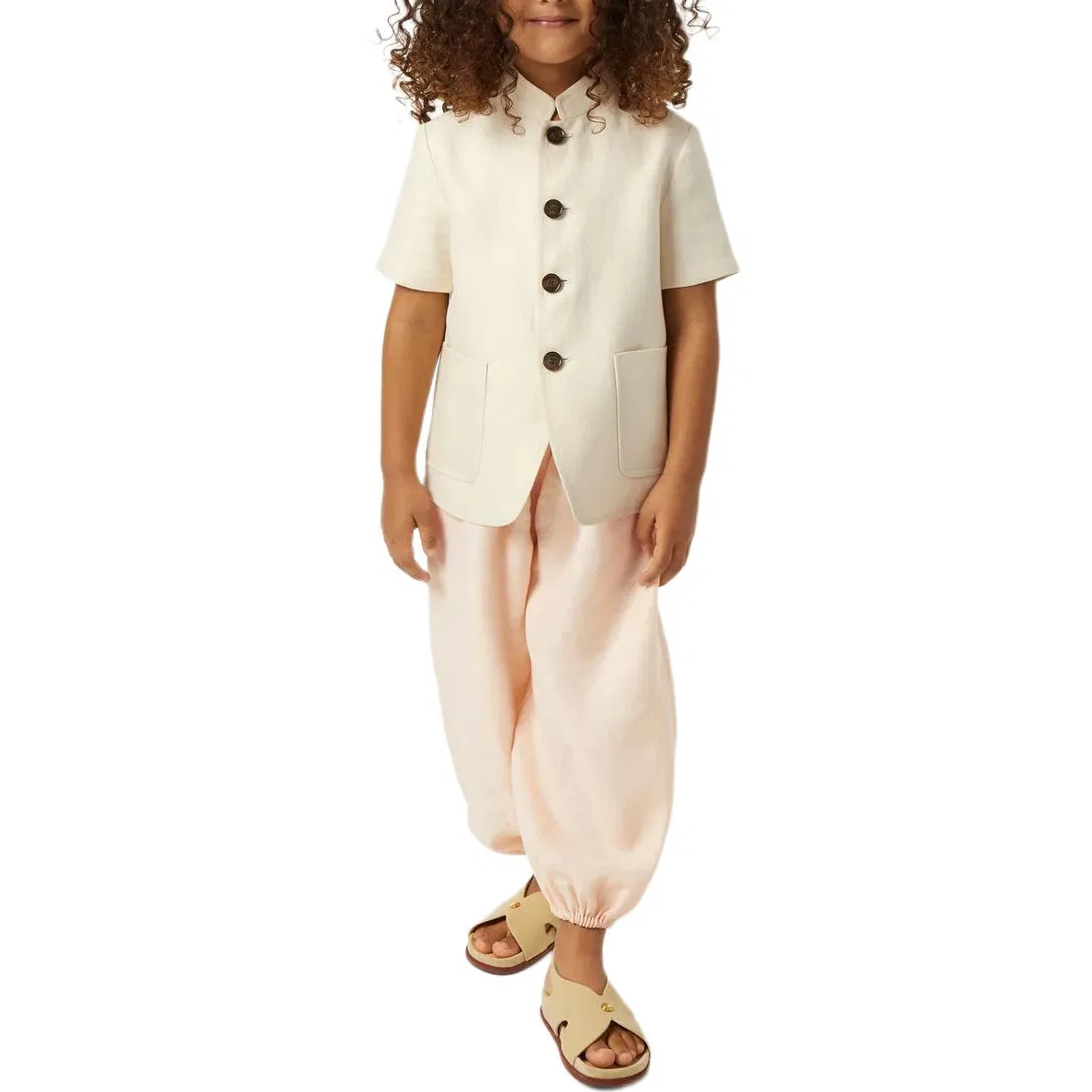 Куртка SS26 Kids' Loro Piana, Beige — фото 4