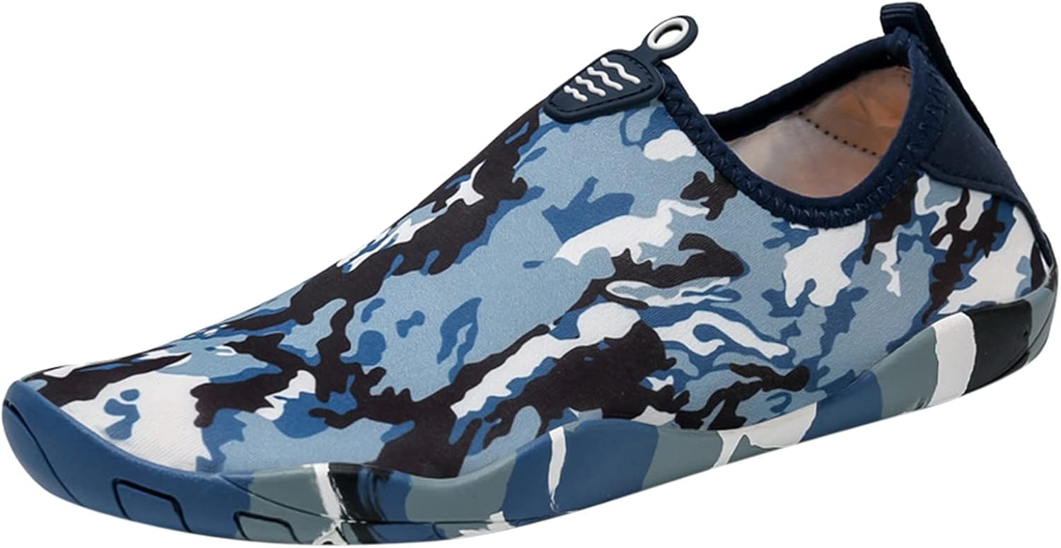 

Обувь для воды, носки для босых ног, пляжные сандалии широкой ширины для женщин и мужчин, летние быстросохнущие сандалии, тапочки Generic, синий