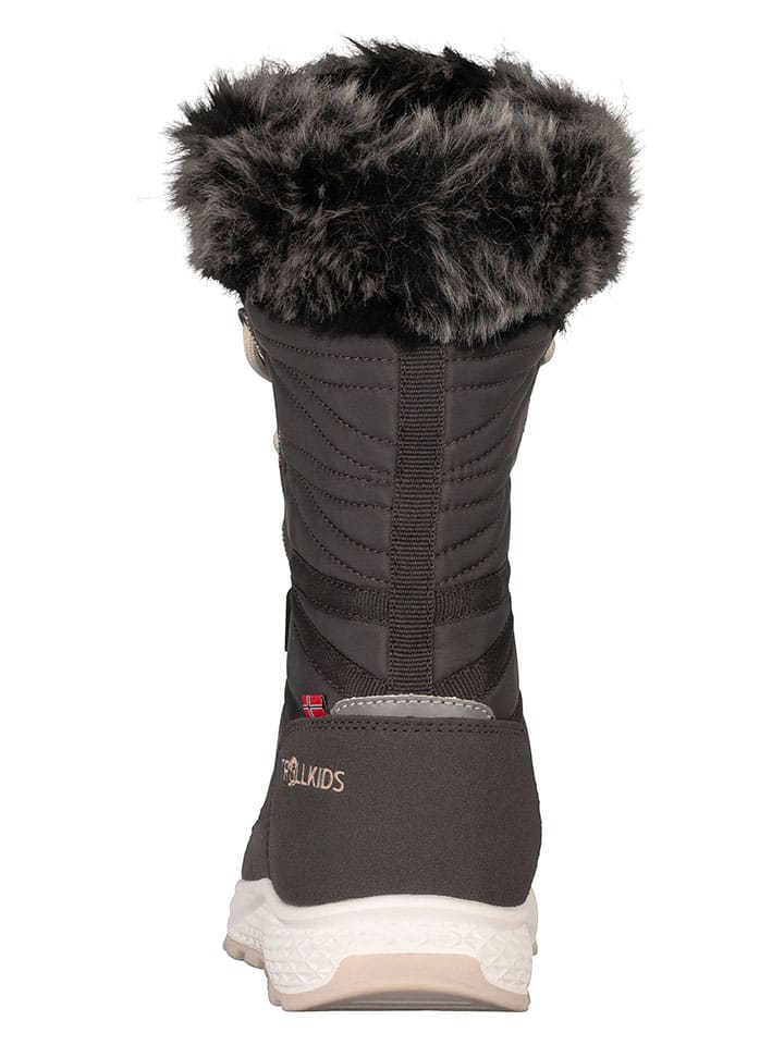 Trollkids Зимние ботинки "Hemsedal Winter Boots XT" антрацитового цвета — фото 4