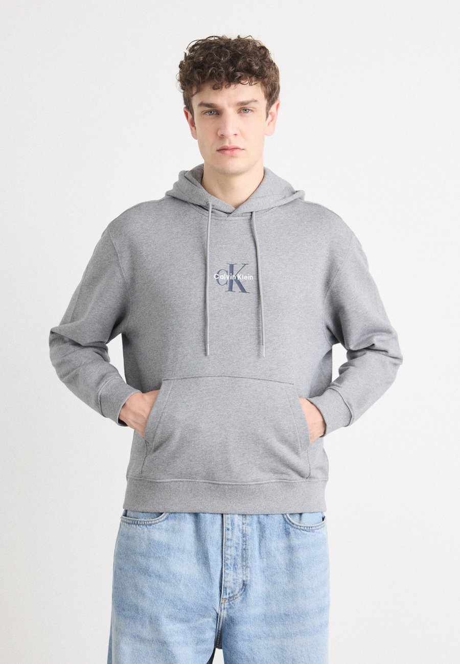 

Толстовка Calvin Klein Jeans MICRO MONOLOGO, Medium Grey Heather/Grey