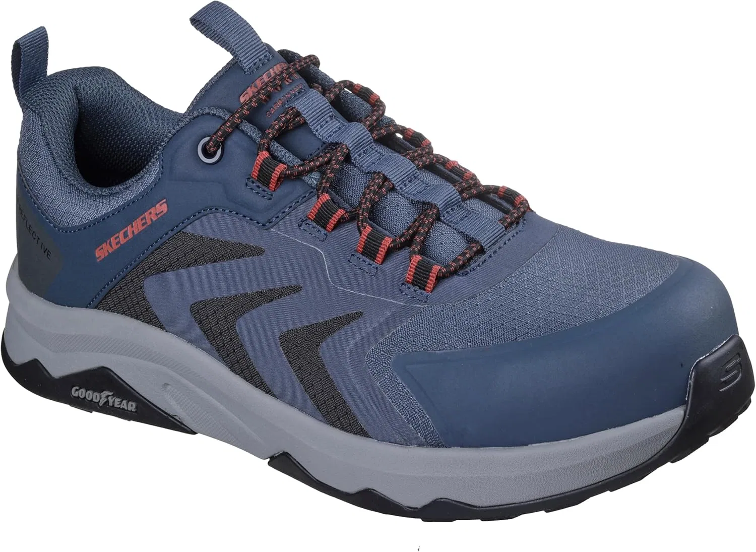 Мужские огнестойкие ботинки Skechers Speed-Flex Trekker Nordown, красный