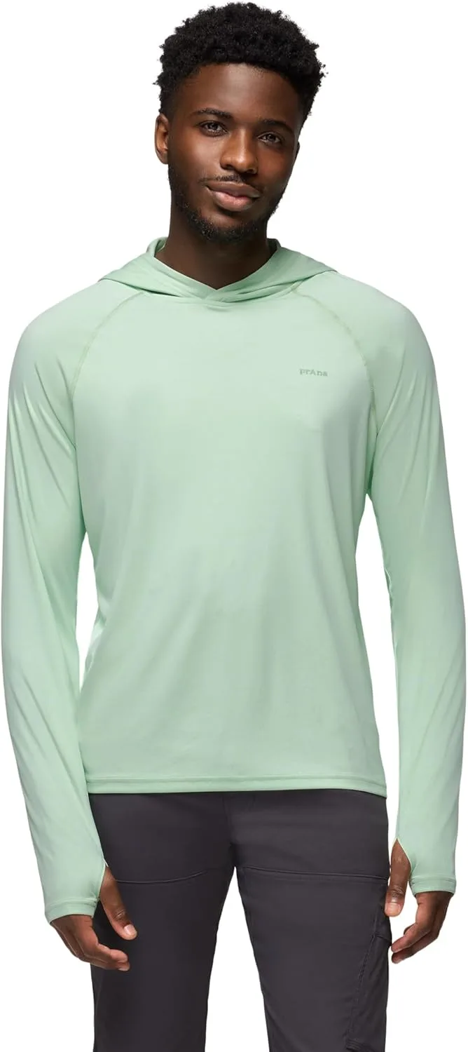 

prAna мужская UPF 50 вязаная толстовка с капюшоном