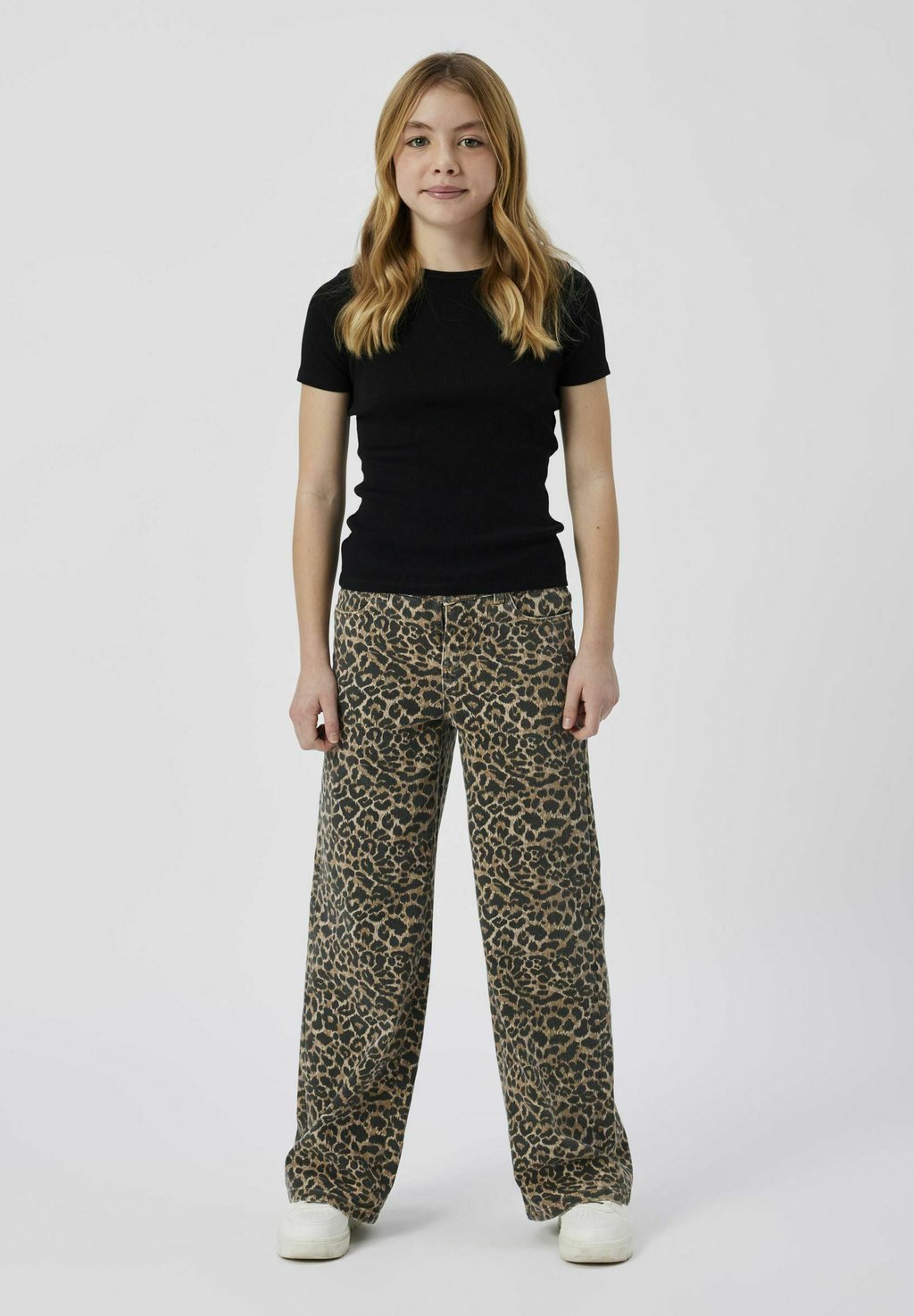 

Брюки WIDE FIT LEOPRINT TWO SOON, бежевый