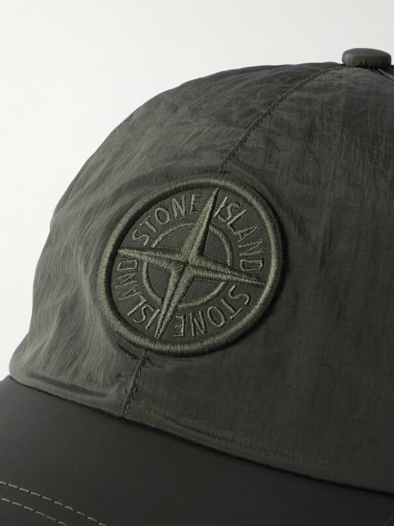 

Кепка из нейлона и металла ECONYL с логотипом STONE ISLAND, зеленый
