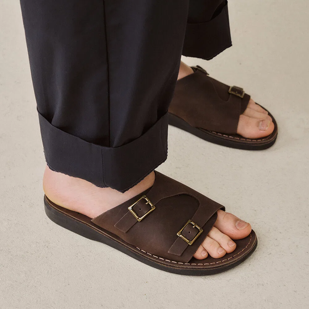 Мужские слайды Seth Brown от Jerusalem Sandals — фото 3