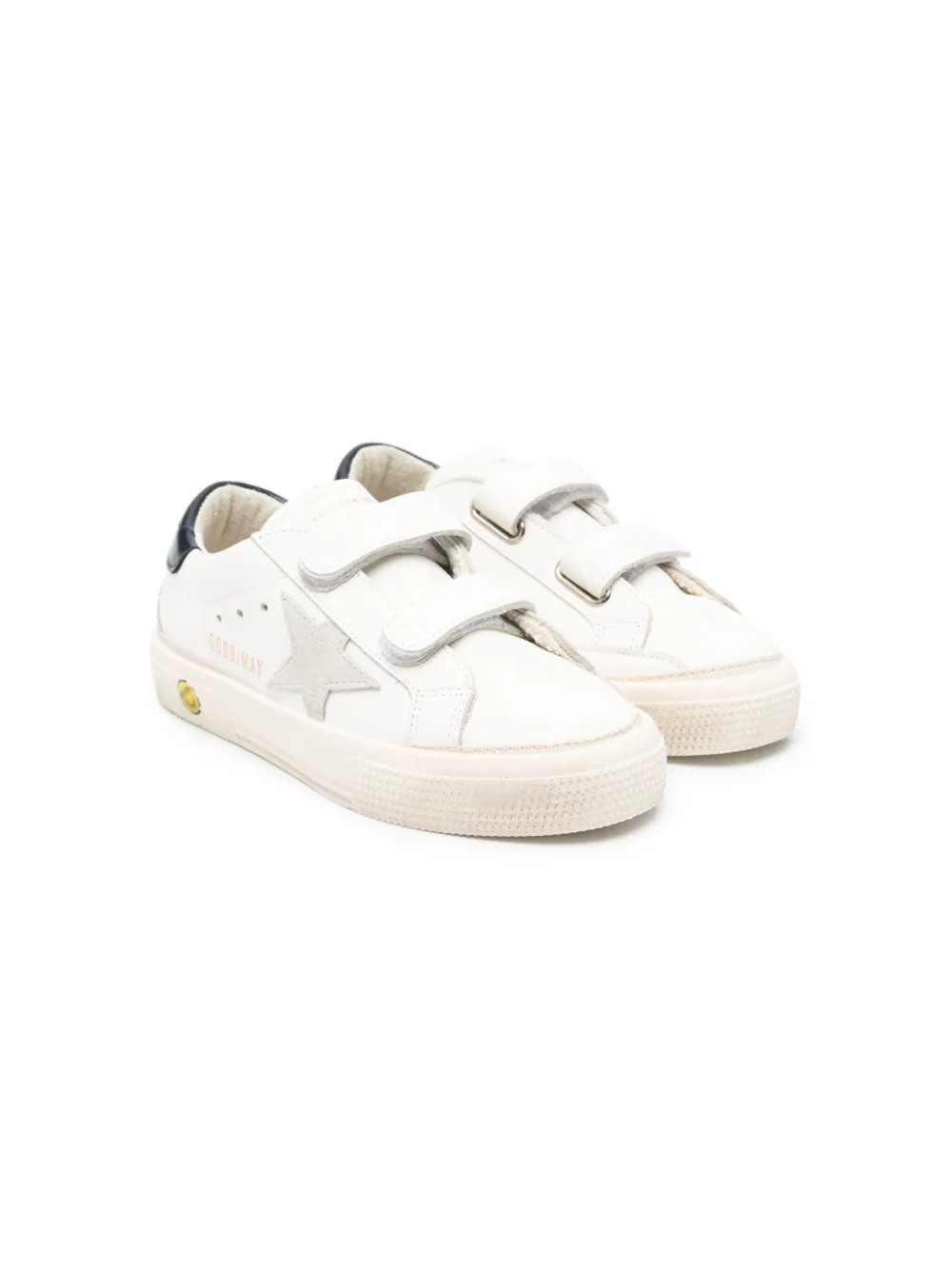 

Кеды с нашивками Golden Goose Kids, белый