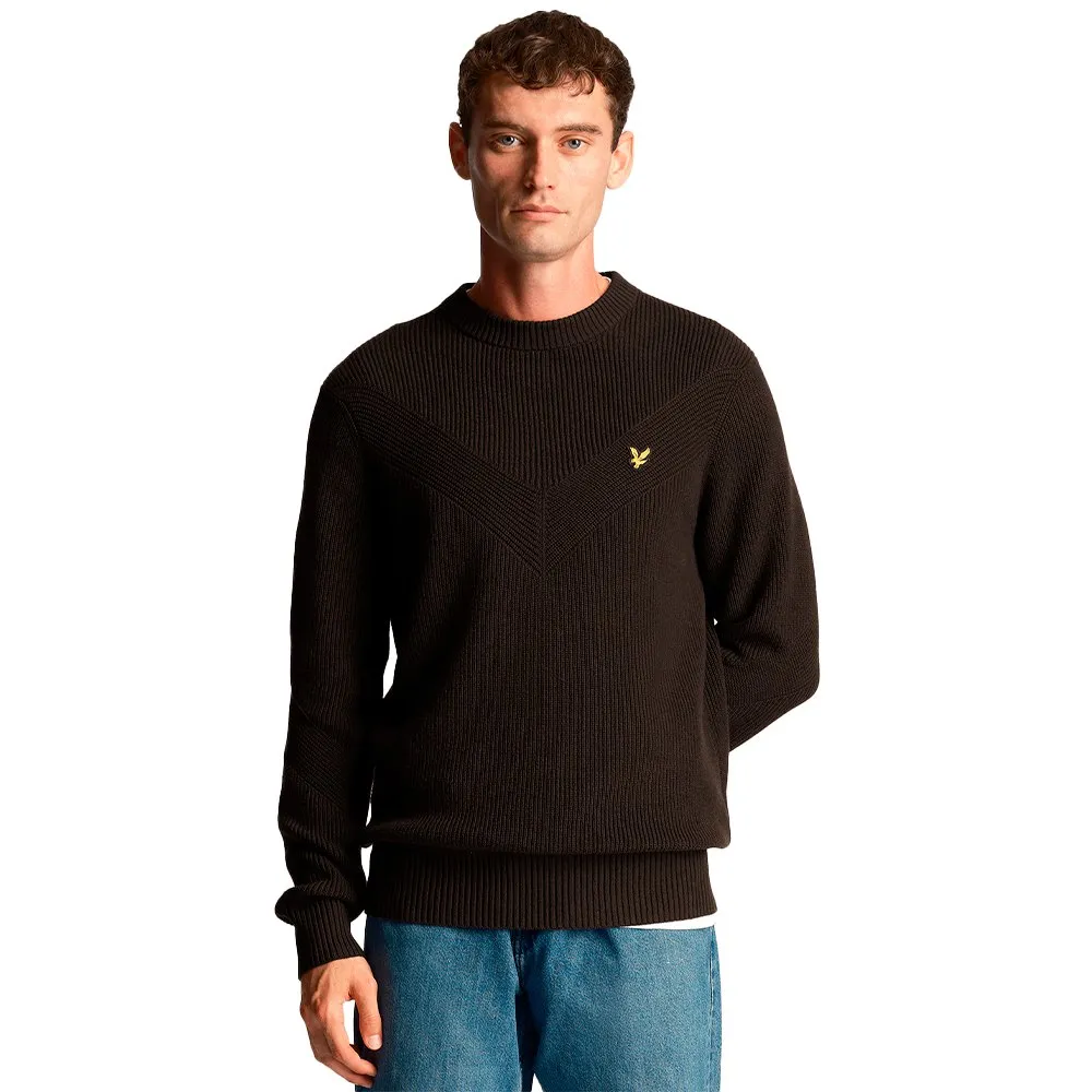 

Свитер Lyle & Scott Chevron, серый