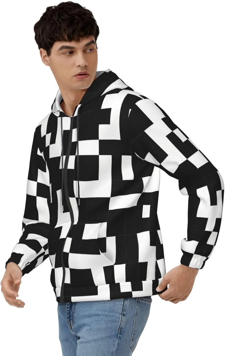 

Мужская толстовка с капюшоном и карманами KATVEESC