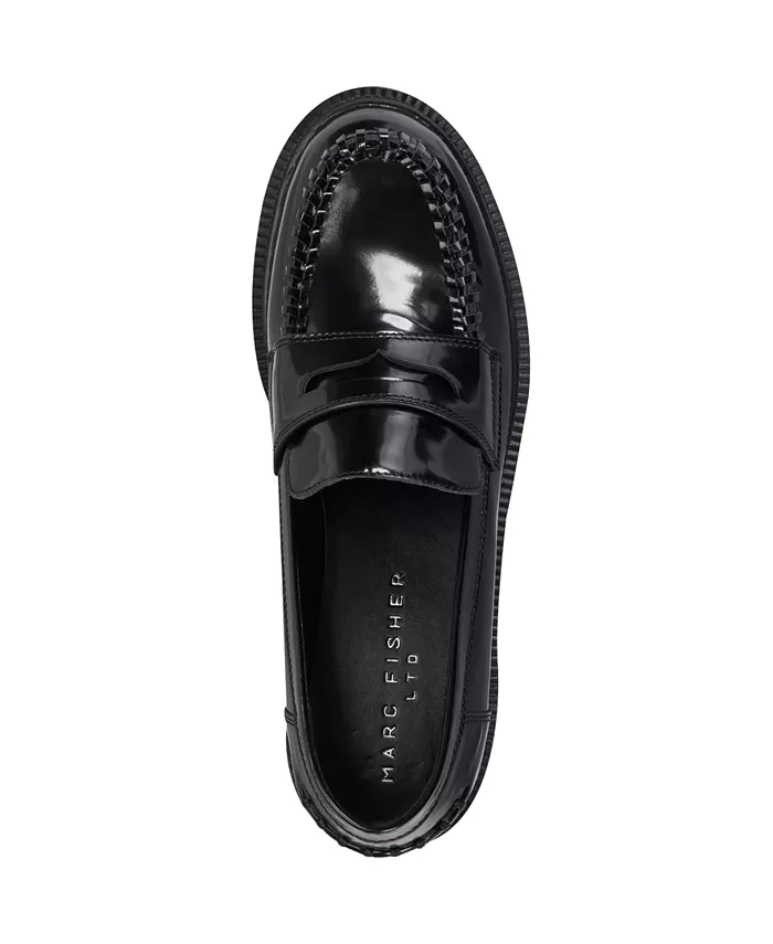 Женские лоферы Dagman Penny Loafers Marc Fisher Ltd, черный — фото 4
