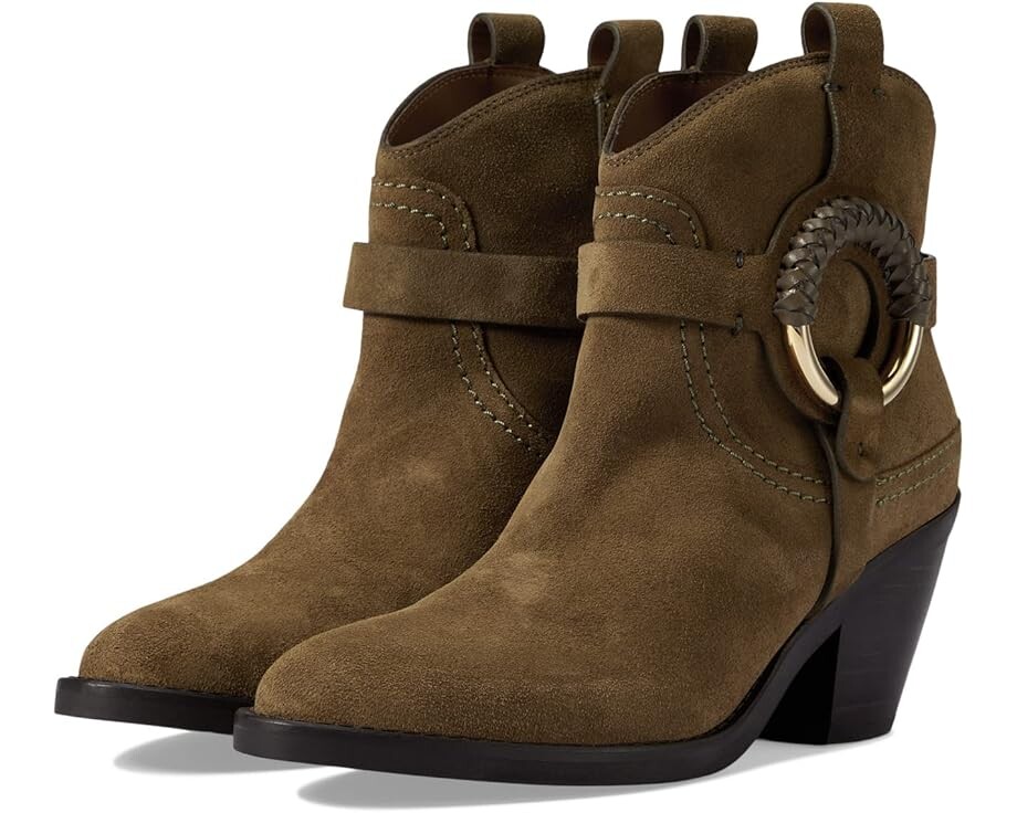 

Ботинки See by Chloe Hana Western Bootie, цвет Military Green